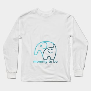 mommy to be pregnancy announcement Long Sleeve T-Shirt